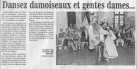 Pressestimme zum Auftritt Anellos in Sedan/Fkr. im Juni 2001
